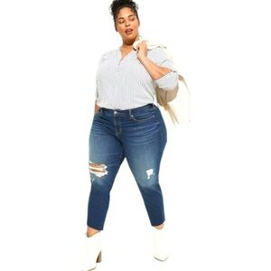 Torrid perfect boyfriend ankle vintage stretch jeans 20S